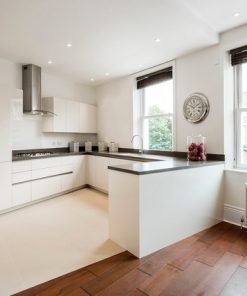 Tủ Bếp Inox Cánh Acrylic Hình Chữ G