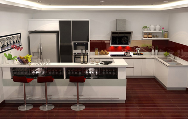 tủ bếp hình chữ G2 tủ bếp hình chữ G2